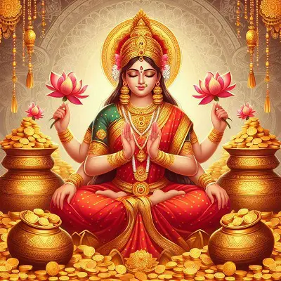 Lakshmi Ashtottara Shatanamavali in Hindi – श्री लक्ष्मी अष्टोत्तरशतनामावली