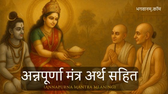 अन्नपूर्णा मंत्र अर्थ सहित Annapurna Mantra