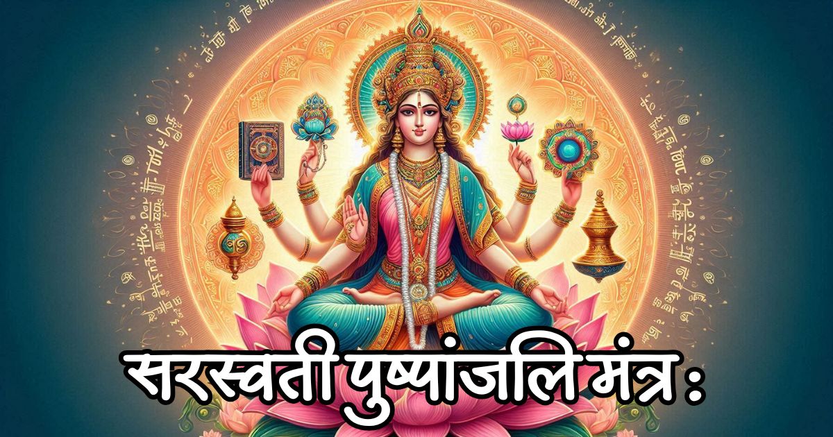 सरस्वती पुष्पांजलि मंत्र Saraswati Pushpanjali Mantra