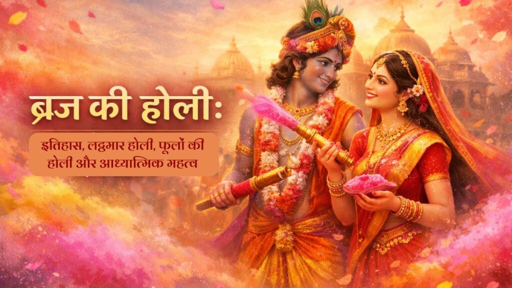 ब्रज की होली इतिहास, लट्ठमार होली, फूलों की होली और आध्यात्मिक महत्व (Holi of Braj)