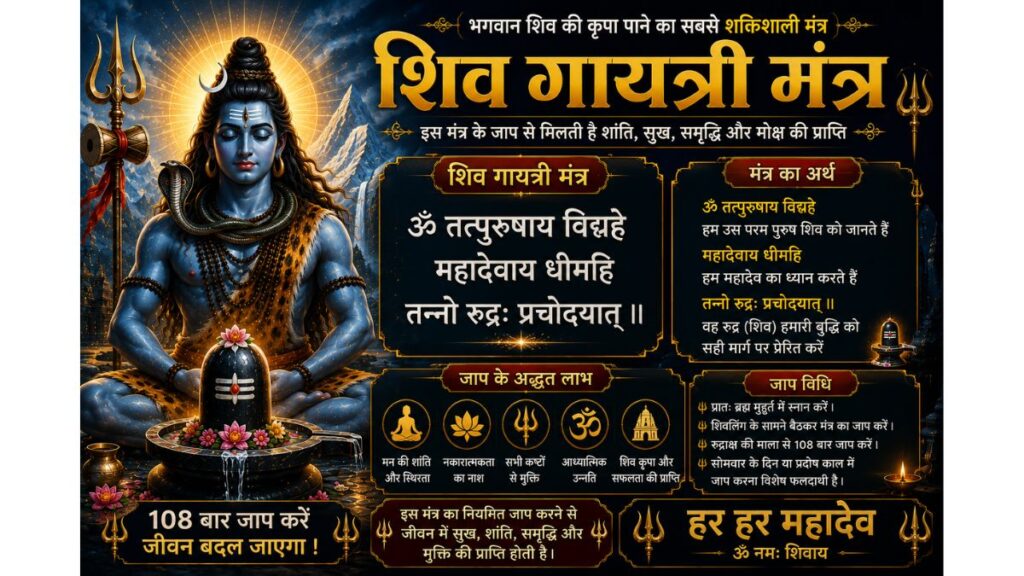 Shiv Gayatri Mantra | शिव गायत्री मंत्र: भगवान शिव की दिव्य शक्ति और आशीर्वाद के लिए सर्वोत्तम मंत्र