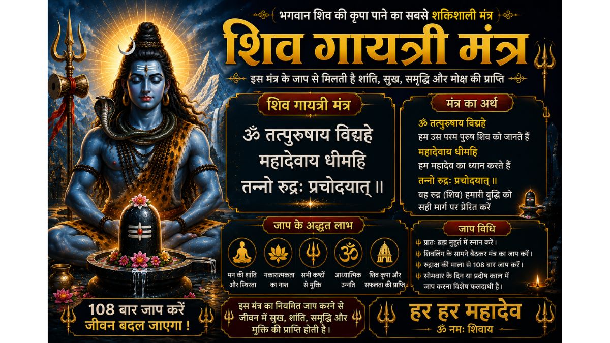 Shiv Gayatri Mantra | शिव गायत्री मंत्र: भगवान शिव की दिव्य शक्ति और आशीर्वाद के लिए सर्वोत्तम मंत्र