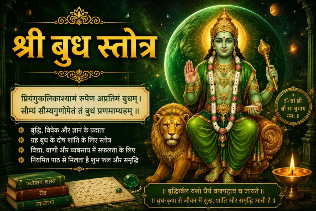 श्री बुध स्तोत्र Shri Buddh Stotram