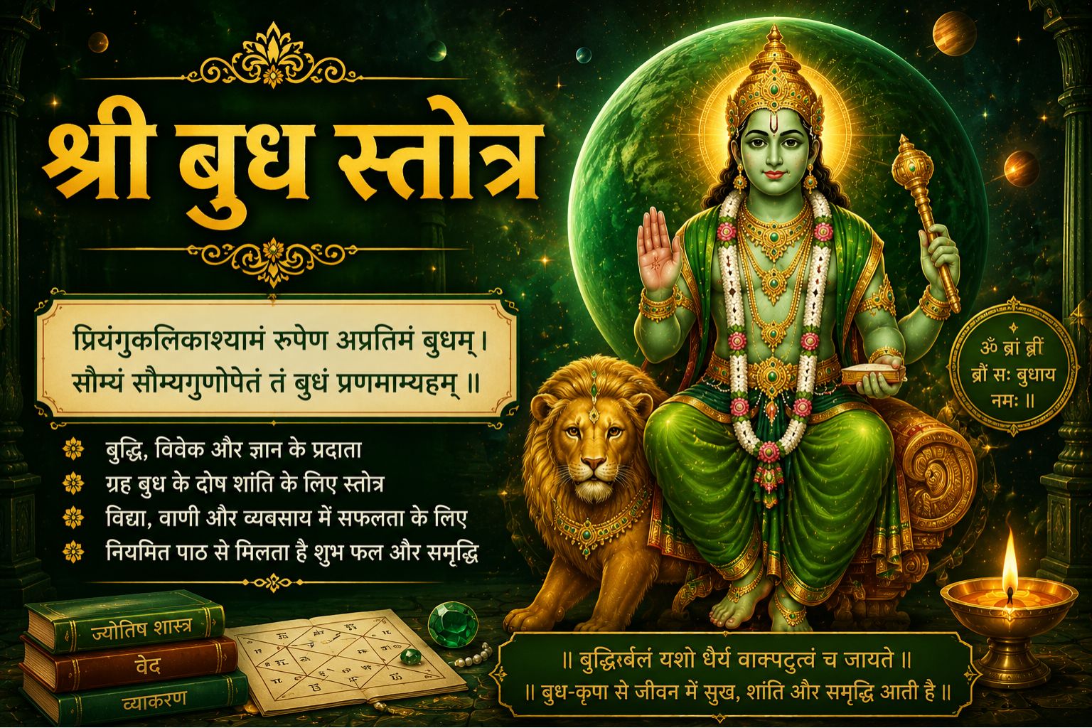 श्री बुध स्तोत्र Shri Buddh Stotram