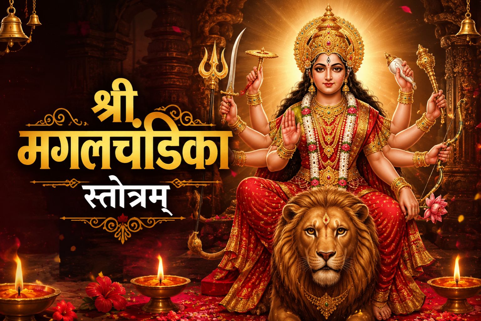 श्री मंगलचंडिका स्तोत्रम् Shri Mangal Chandika Stotram, Mangal Chandika Stotram benefits, Mangal chandika shakti peeth, Mangal chandika path pdf, Mangal chandika stotra lyrics, Mangal chandika stotra hindi, Mangal chandika puja vidhi, Mangal chandika mandir, Mangal chandika aarti,