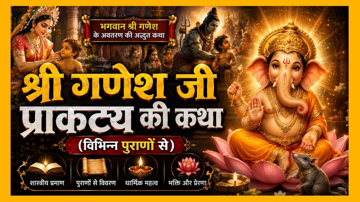 श्री गणेश जी प्राकट्य की कथा।