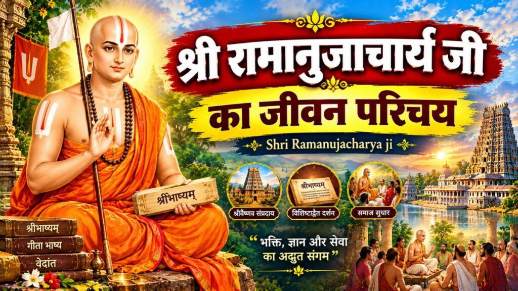 श्री रामानुजाचार्य जी का जीवन परिचय (Shri Ramanujacharya ji)