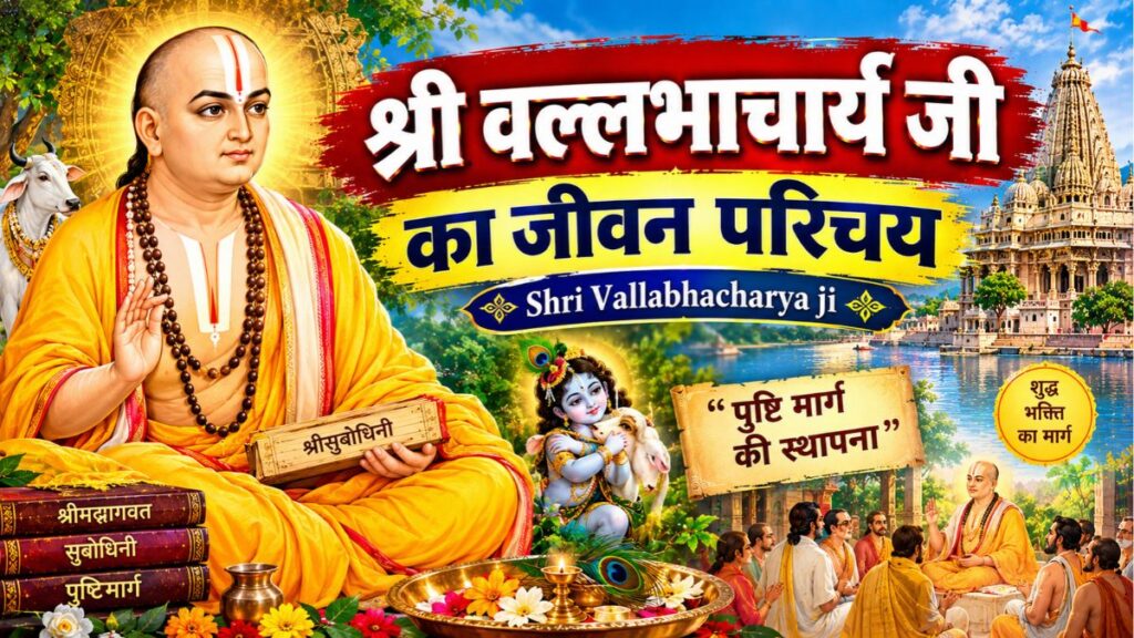 श्री वल्लभाचार्य जी का जीवन परिचय (Shri Vallabhacharya ji)